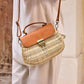 Ivory Rattan Cross Body Bag - Purpose + Passion Boutique