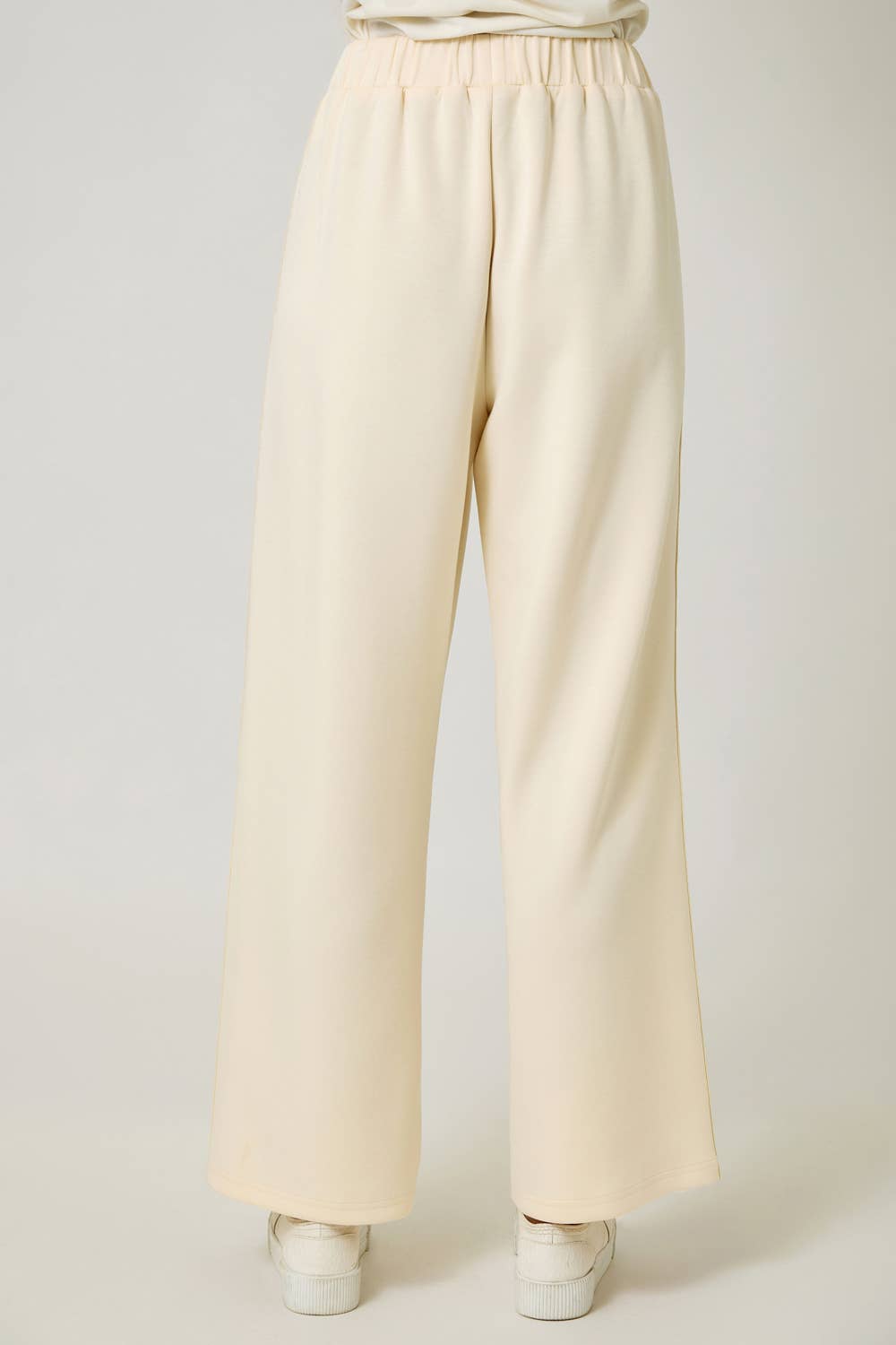 Ivory Tracksuit Pants - Purpose + Passion Boutique