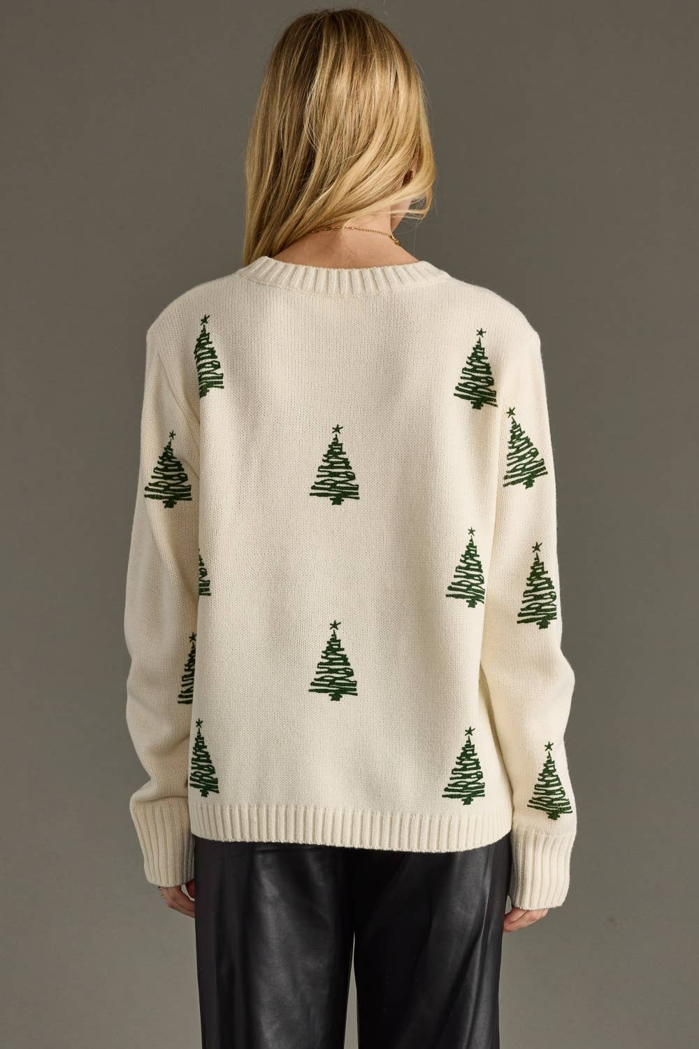 Ivory Tree Sweater - Purpose + Passion Boutique
