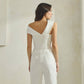 Ivory Twisted Front Bodysuit - Purpose + Passion Boutique