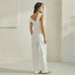 Ivory Twisted Front Bodysuit - Purpose + Passion Boutique