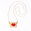 Izzie Heart Pouch Necklace - Purpose + Passion Boutique