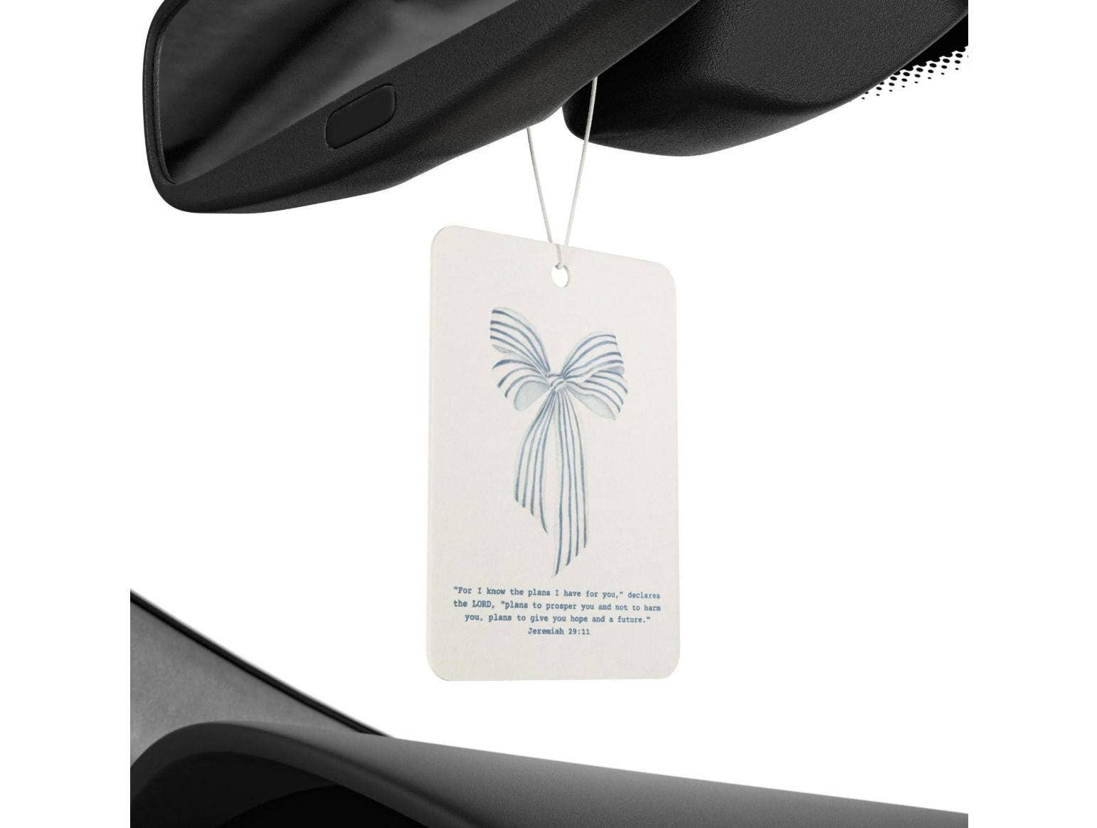 Jeremiah 29:11 Christian Bible Verse Car Air Freshener Ocean - Purpose + Passion Boutique