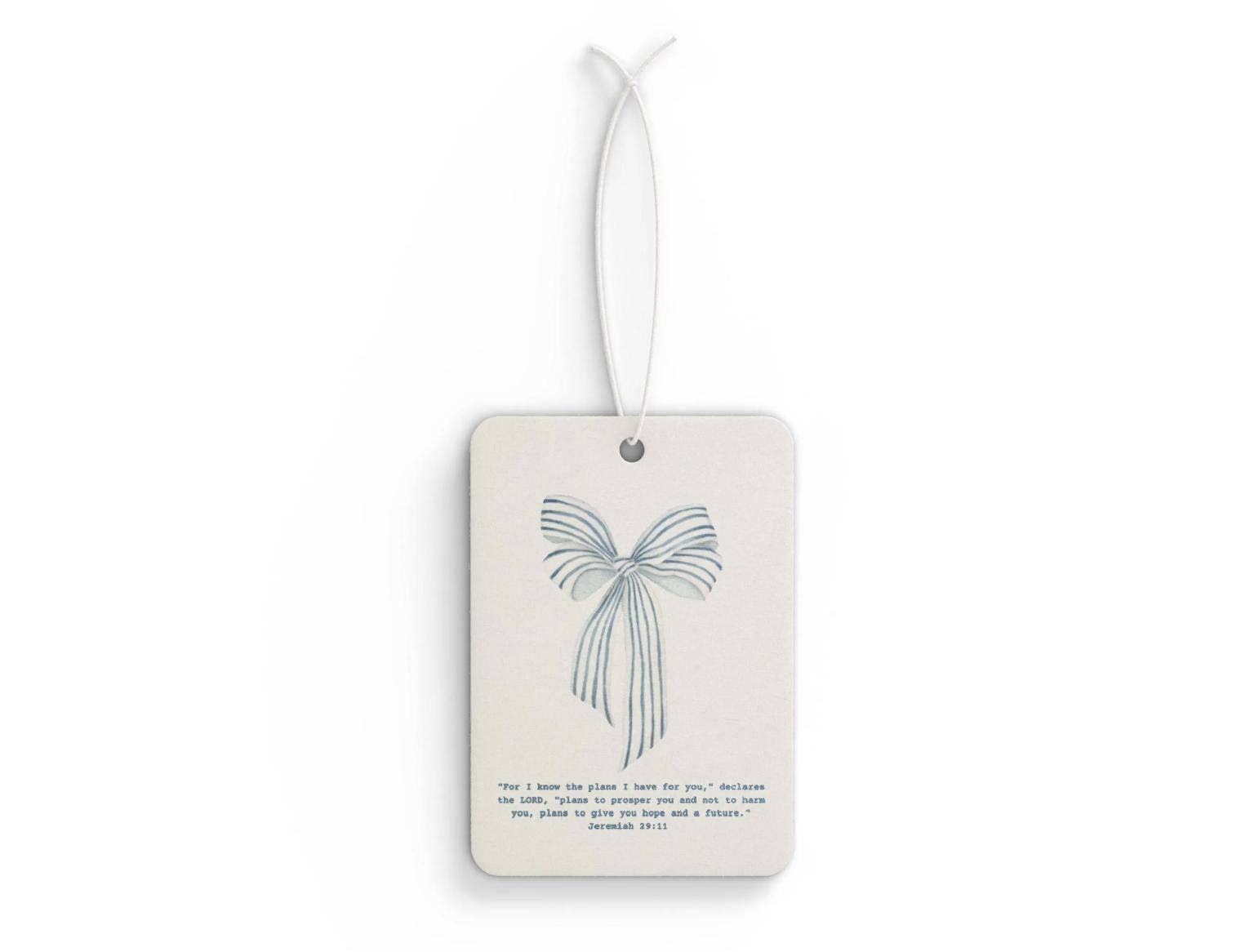 Jeremiah 29:11 Christian Bible Verse Car Air Freshener Ocean - Purpose + Passion Boutique