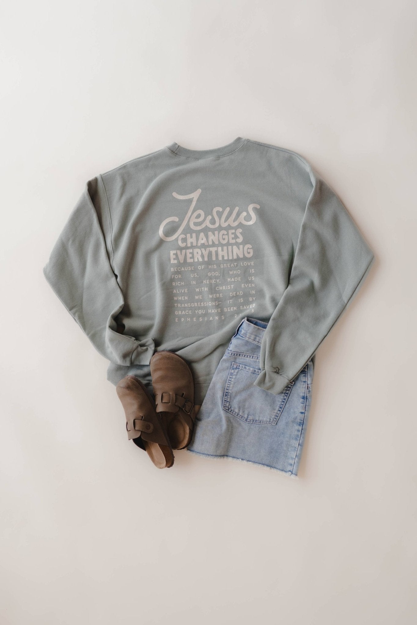Jesus Changes Everything Pullover  - Purpose + Passion Boutique