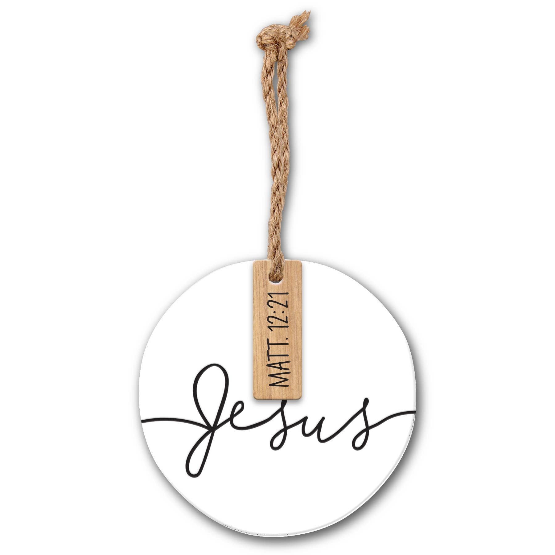 Jesus Christmas Ornament - Purpose + Passion Boutique