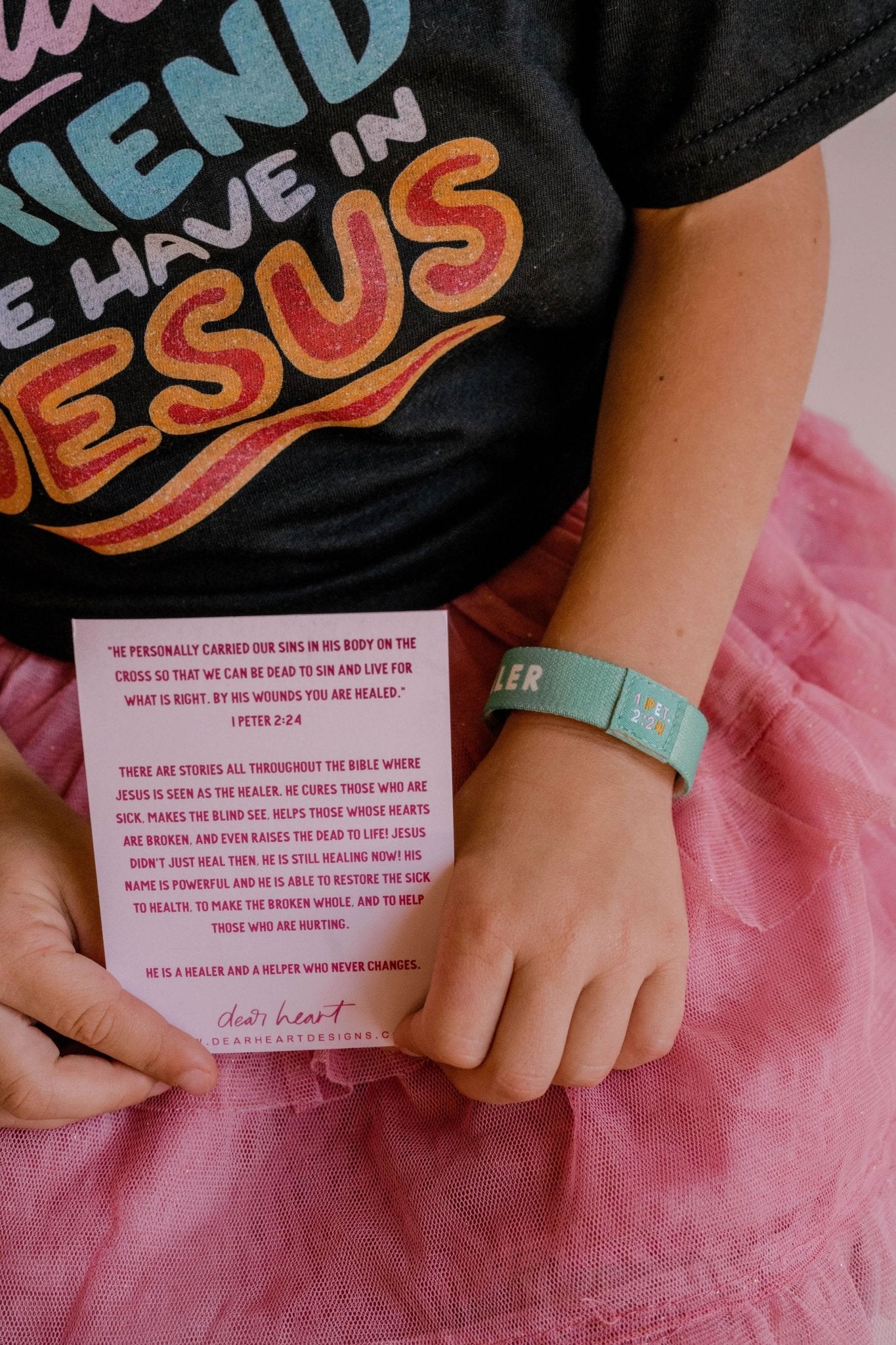 Jesus Heals Kids Bracelet - Purpose + Passion Boutique