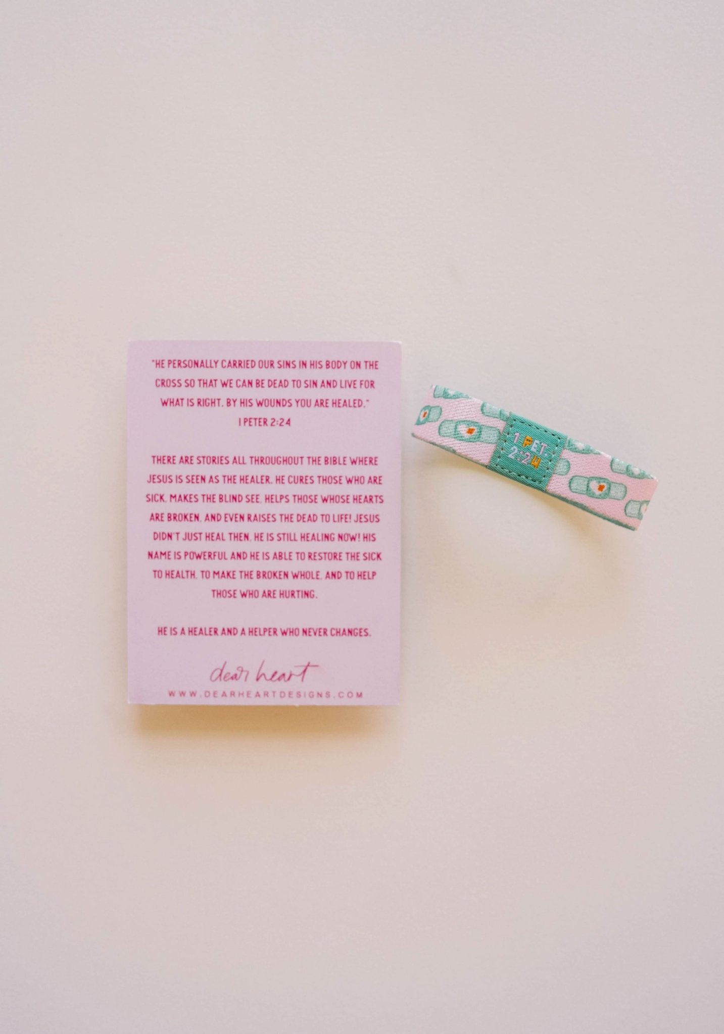 Jesus Heals Kids Bracelet - Purpose + Passion Boutique