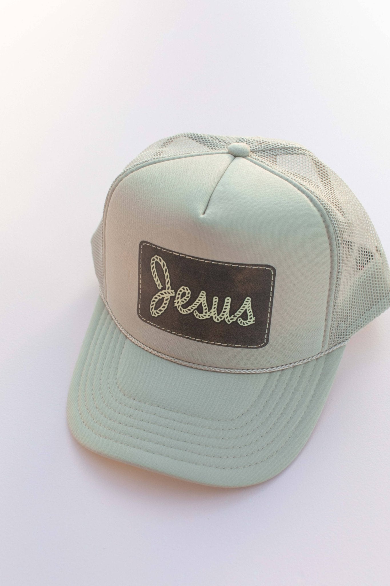 Jesus Rope Patch Faith Western Trucker Hat - Purpose + Passion Boutique