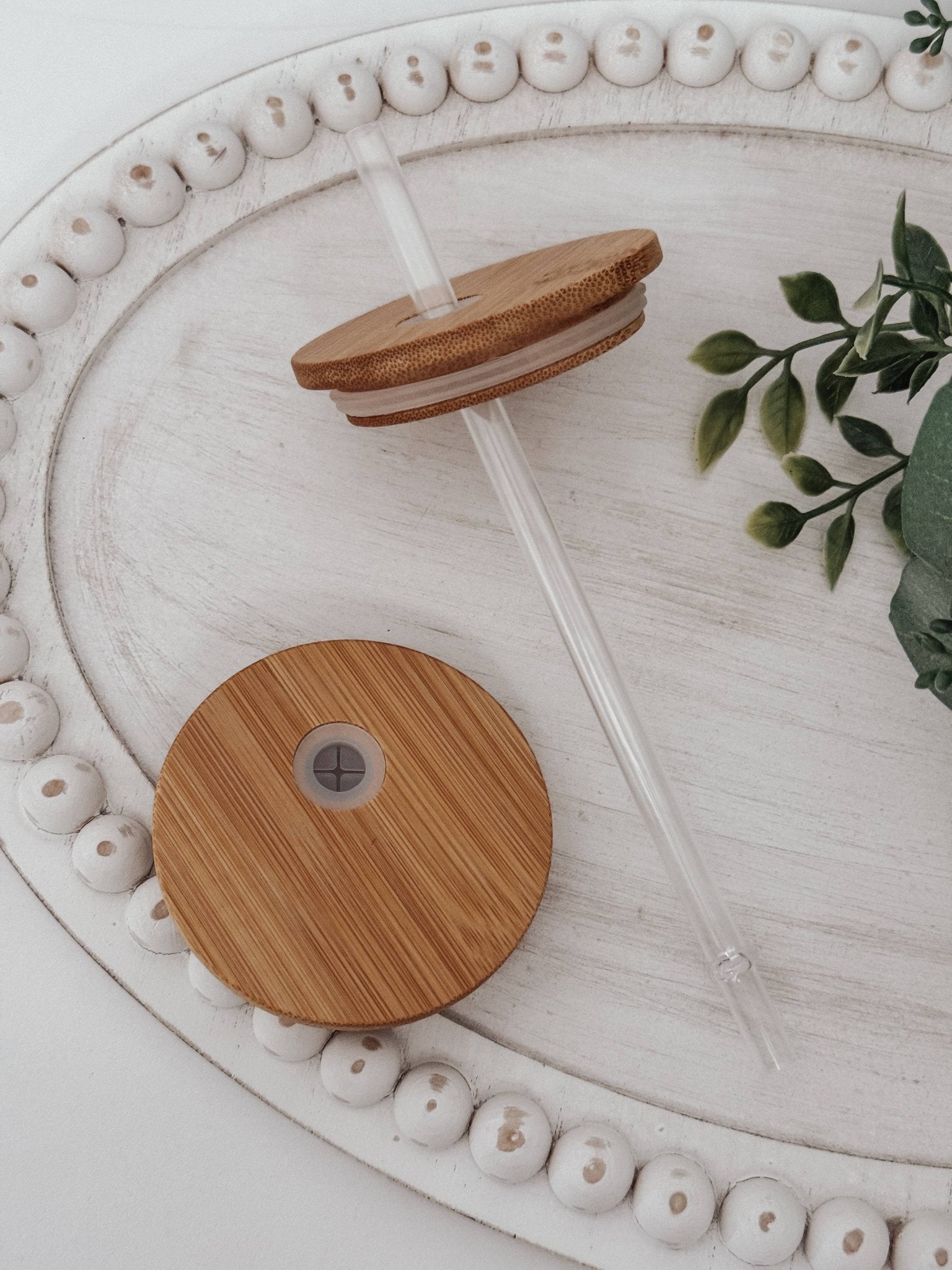 John 3:16 16oz Glass Cup with Bamboo Lid - Purpose + Passion Boutique