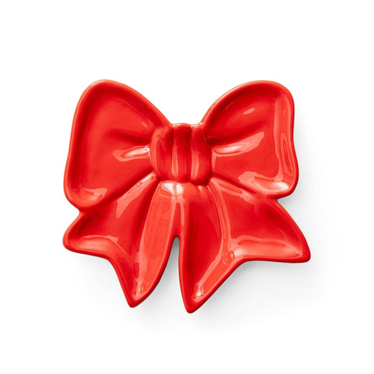 Jolly Red Bow Plate - Purpose + Passion Boutique