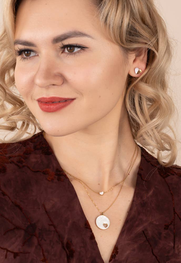 Journey Together Necklace Set in Mother of Pearl - Purpose + Passion Boutique