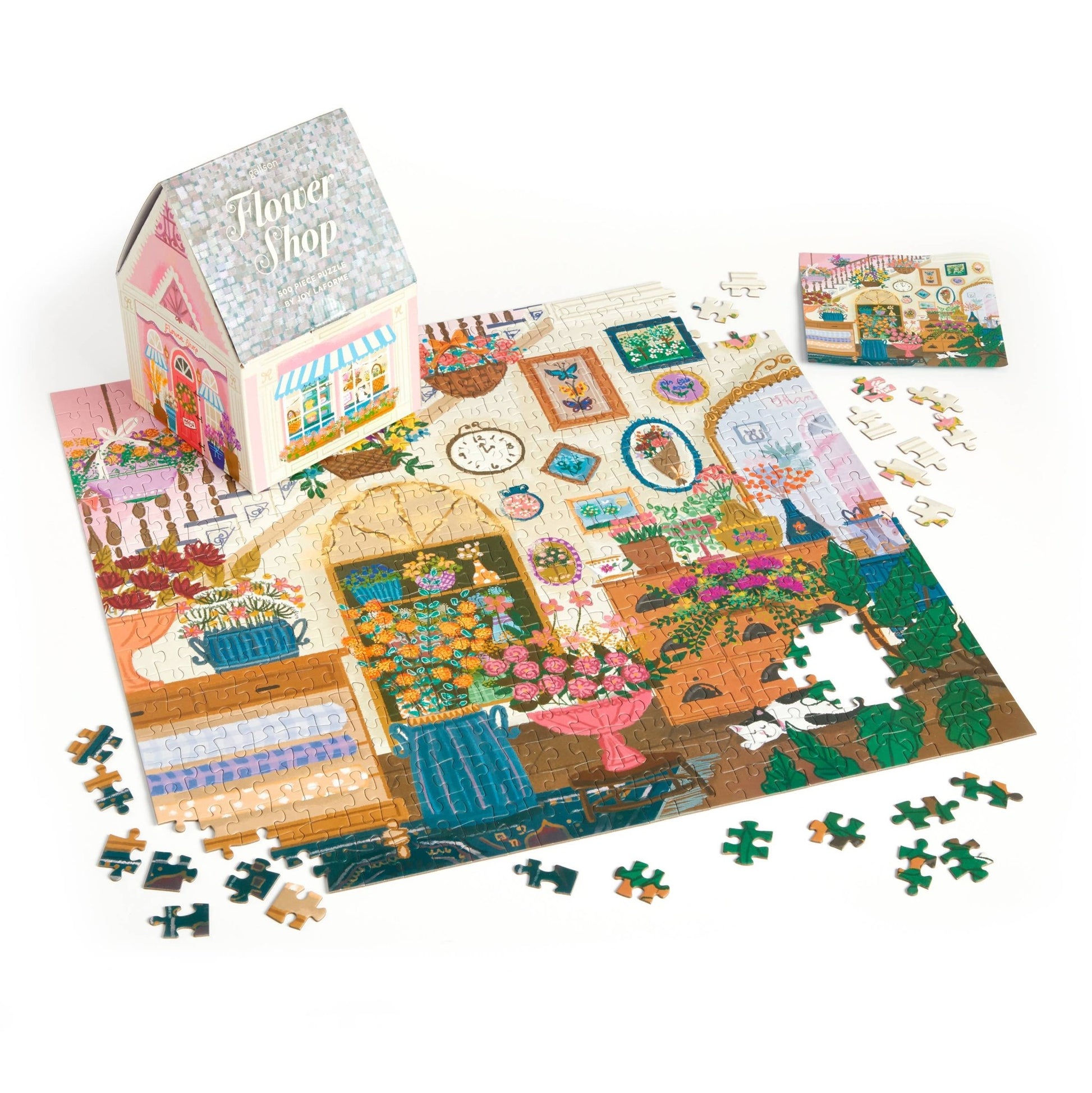 Joy Laforme Flower Shop 500 Piece House Puzzle - Purpose + Passion Boutique