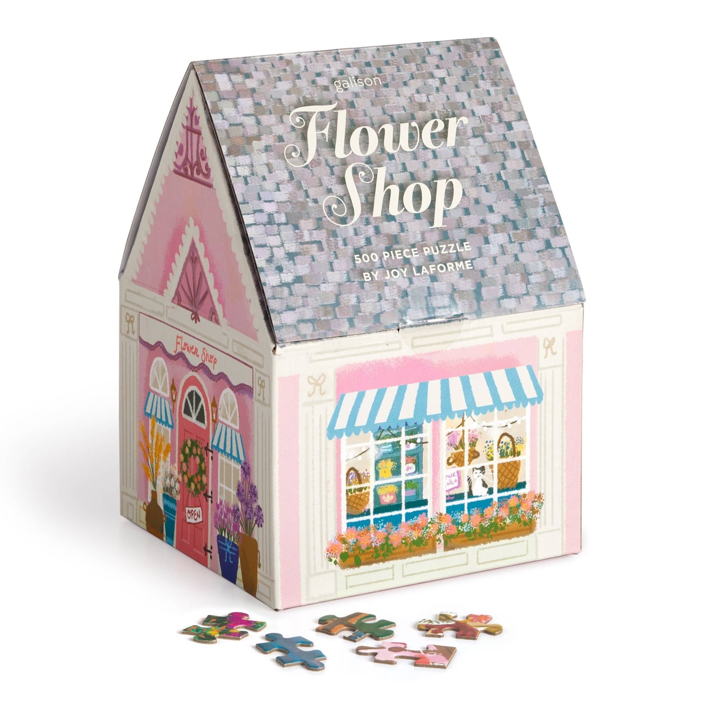 Joy Laforme Flower Shop 500 Piece House Puzzle - Purpose + Passion Boutique