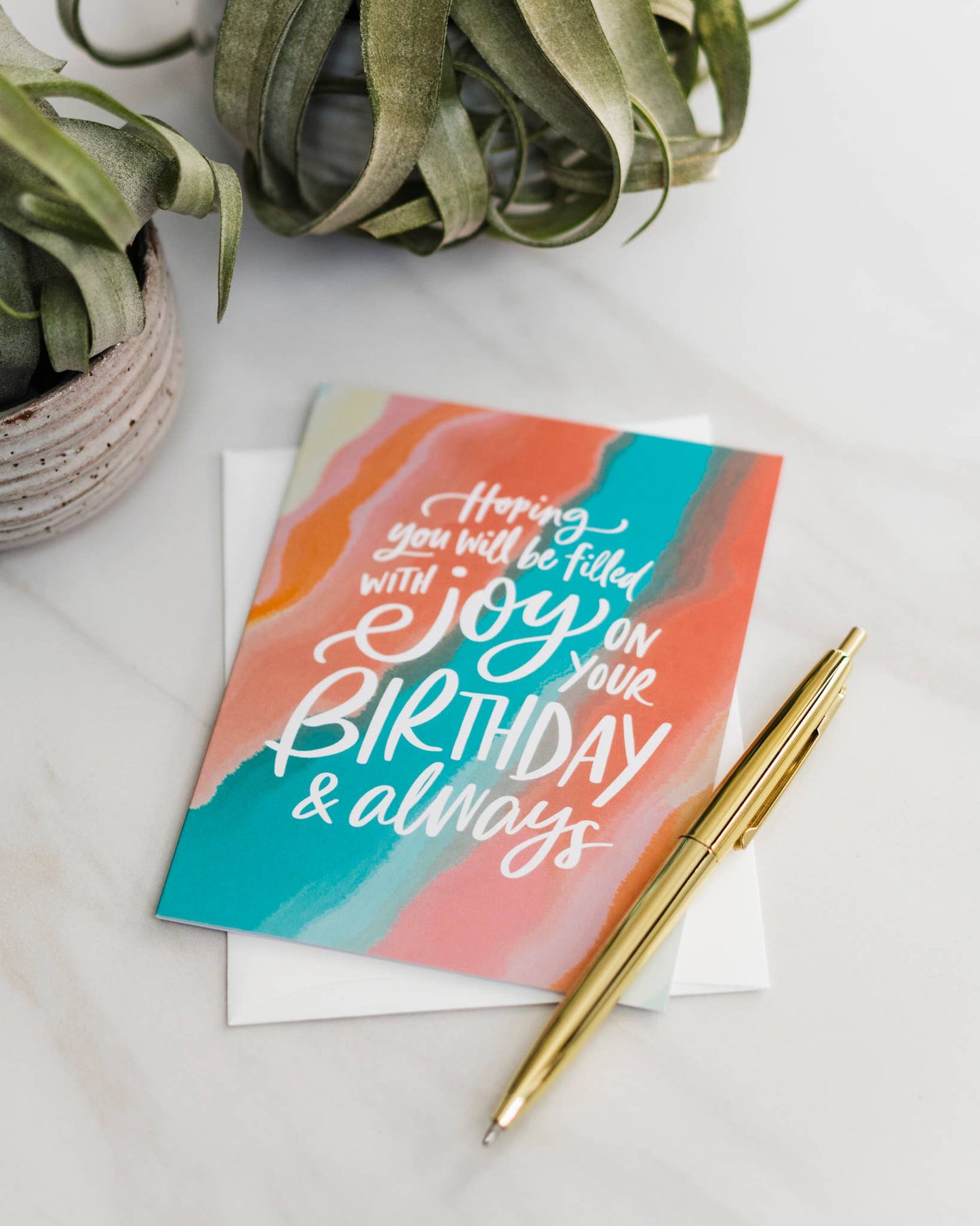 Joy On Your Birthday Greeting Card - Purpose + Passion Boutique