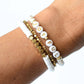 JOYFUL Gold Beaded Bracelet Trio - Purpose + Passion Boutique