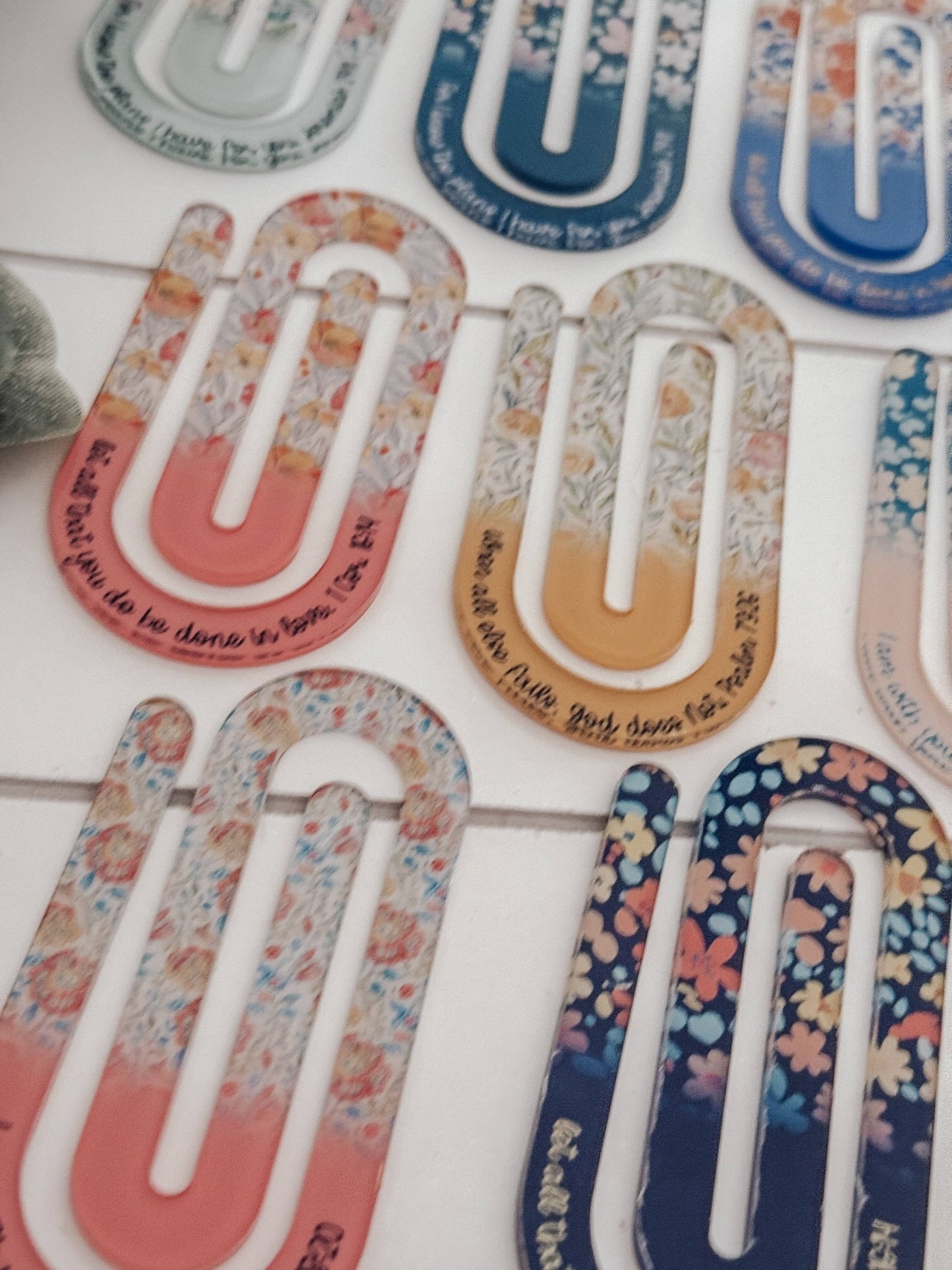 Jumbo Paperclip Bookmark with Bible Verse - Purpose + Passion Boutique