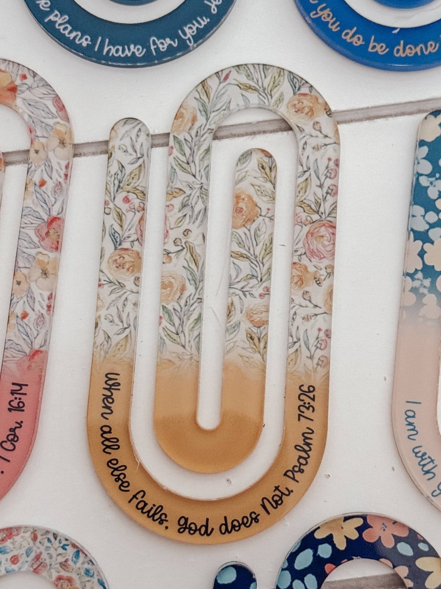 Jumbo Paperclip Bookmark with Bible Verse - Purpose + Passion Boutique