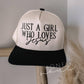 Just A Girl Who Loves Jesus Trucker Hat - Purpose + Passion Boutique