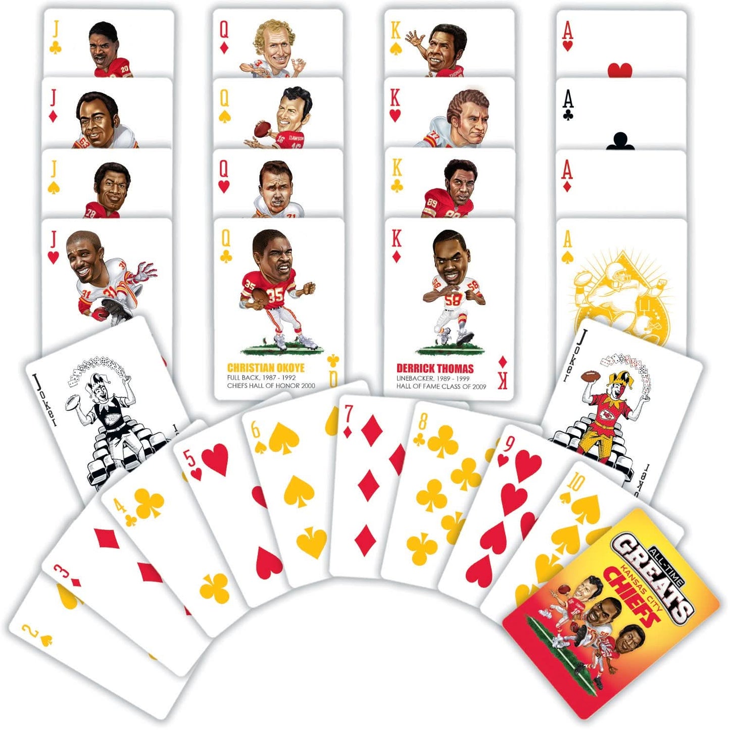 Kansas City Chiefs All - Time Greats Playing Cards - Purpose + Passion Boutique