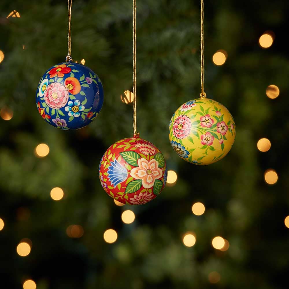 Kashmiri Ball Ornament - Purpose + Passion Boutique