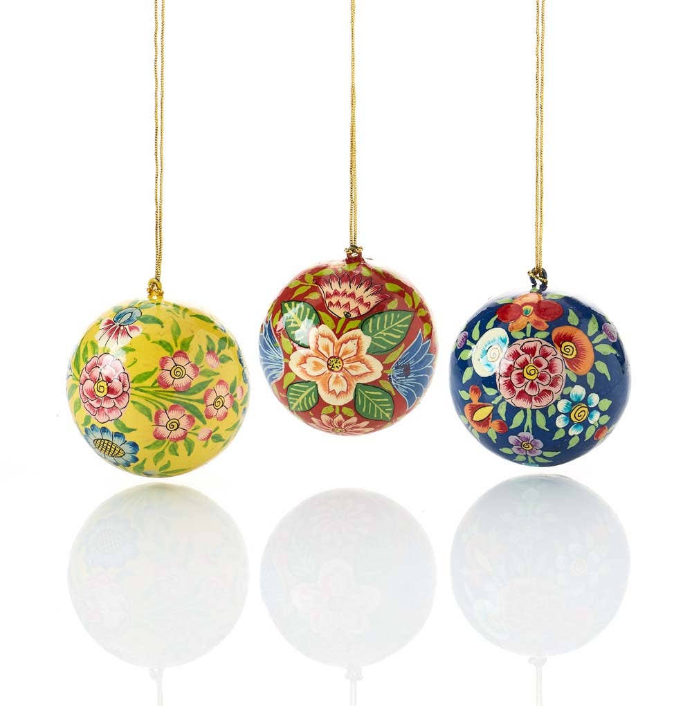 Kashmiri Ball Ornament - Purpose + Passion Boutique