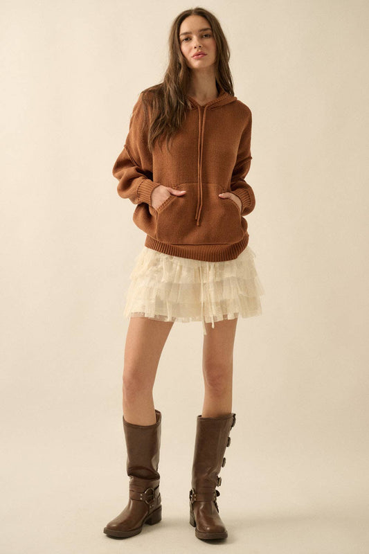 Lace and Tulle Tiered Ruffle Mini Skirt - Purpose + Passion Boutique