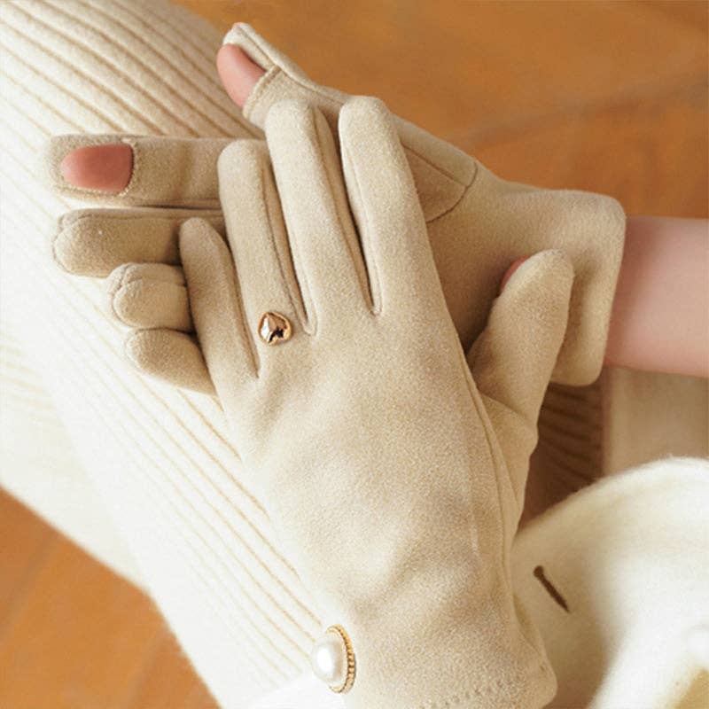 Ladies Pearl Gloves - Purpose + Passion Boutique