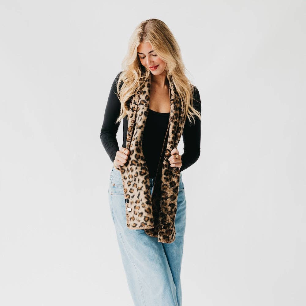 Laine Leopard Scarf - Purpose + Passion Boutique
