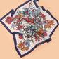 Large Floral Bandana Scarf - Purpose + Passion Boutique