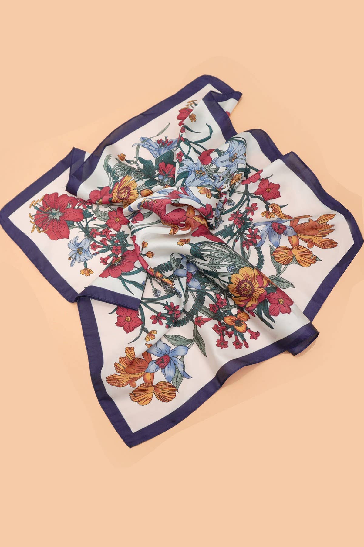 Large Floral Bandana Scarf - Purpose + Passion Boutique