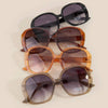 Large Gradient Round Lens Sunglasses - Purpose + Passion Boutique