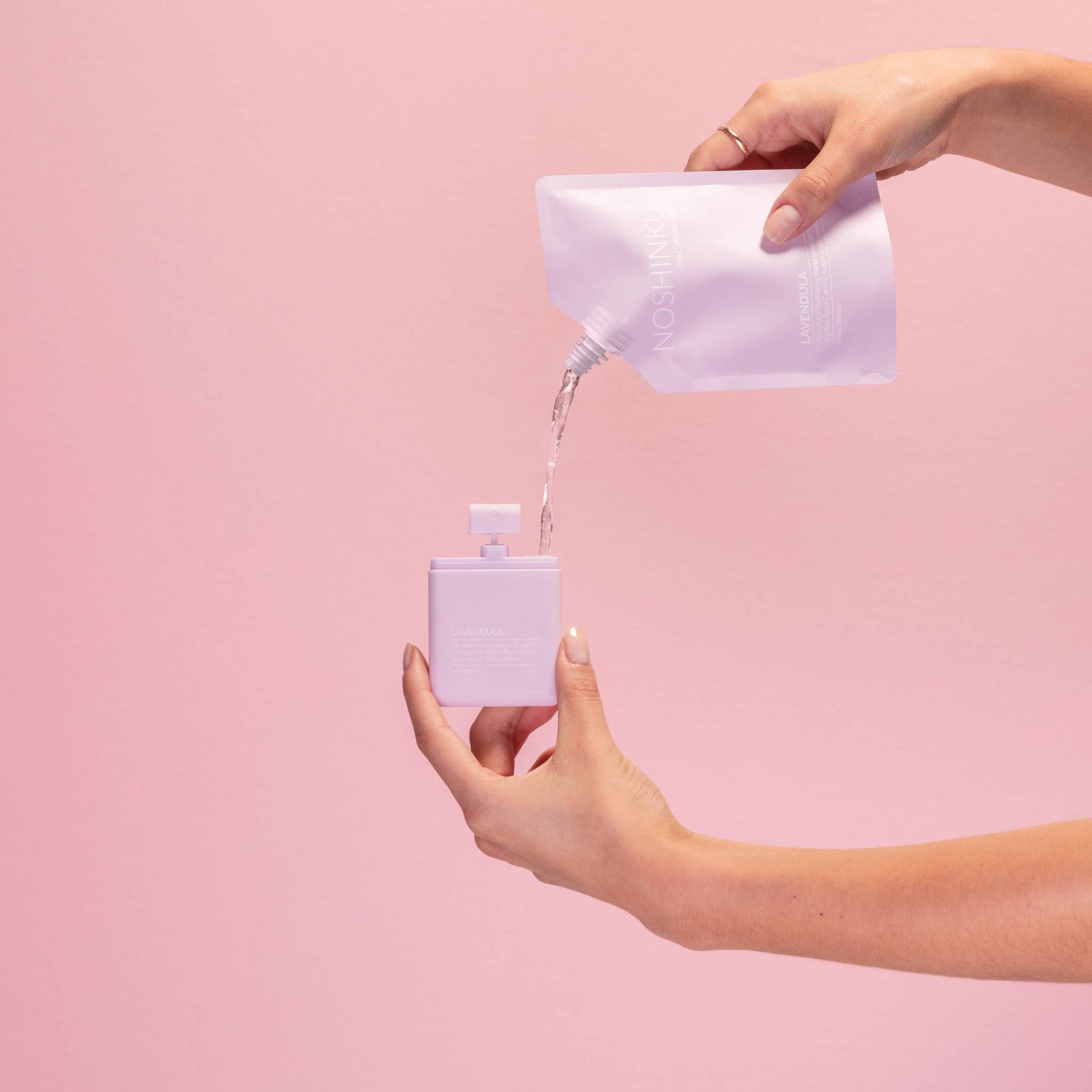 Lavender Nourishing Hand Sanitizer Mini Refill Pouch - Purpose + Passion Boutique