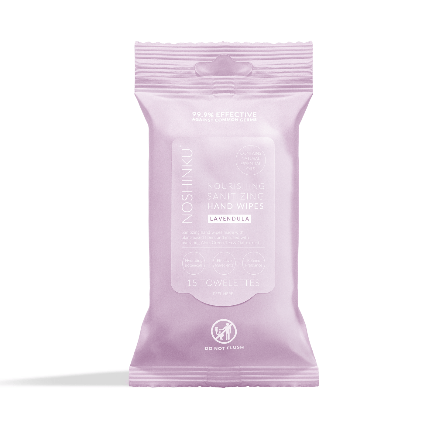 Lavender Nourishing Hand Sanitizing Travel Wipes - Purpose + Passion Boutique
