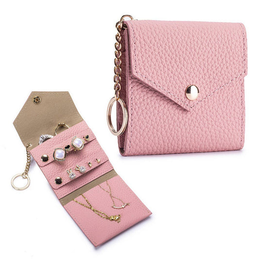 Leather Jewelry Pouch–Portable Organize - Purpose + Passion Boutique