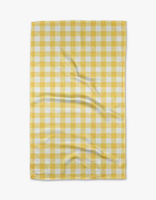 Lemon Gingham Tea Towel - Purpose + Passion Boutique
