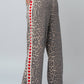 Leopard Print Heart Side Stripe Lounge Pants - Purpose + Passion Boutique