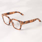 Leopard Square Glasses Frame Reading Glasses - Purpose + Passion Boutique