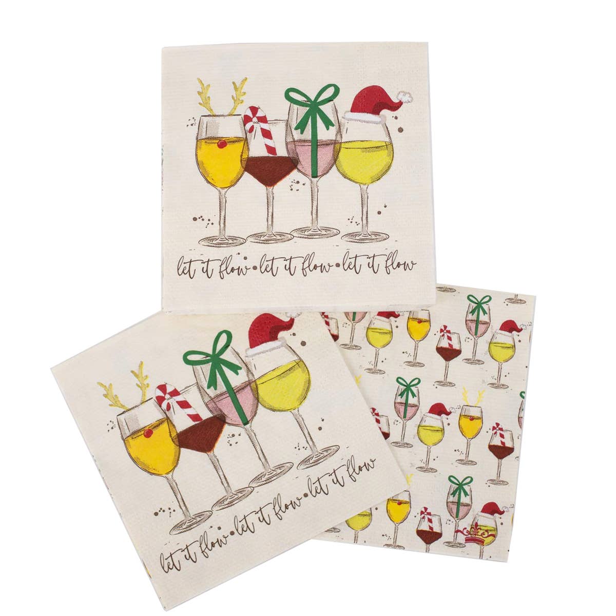 Let It Flow Cocktail Napkins - Purpose + Passion Boutique