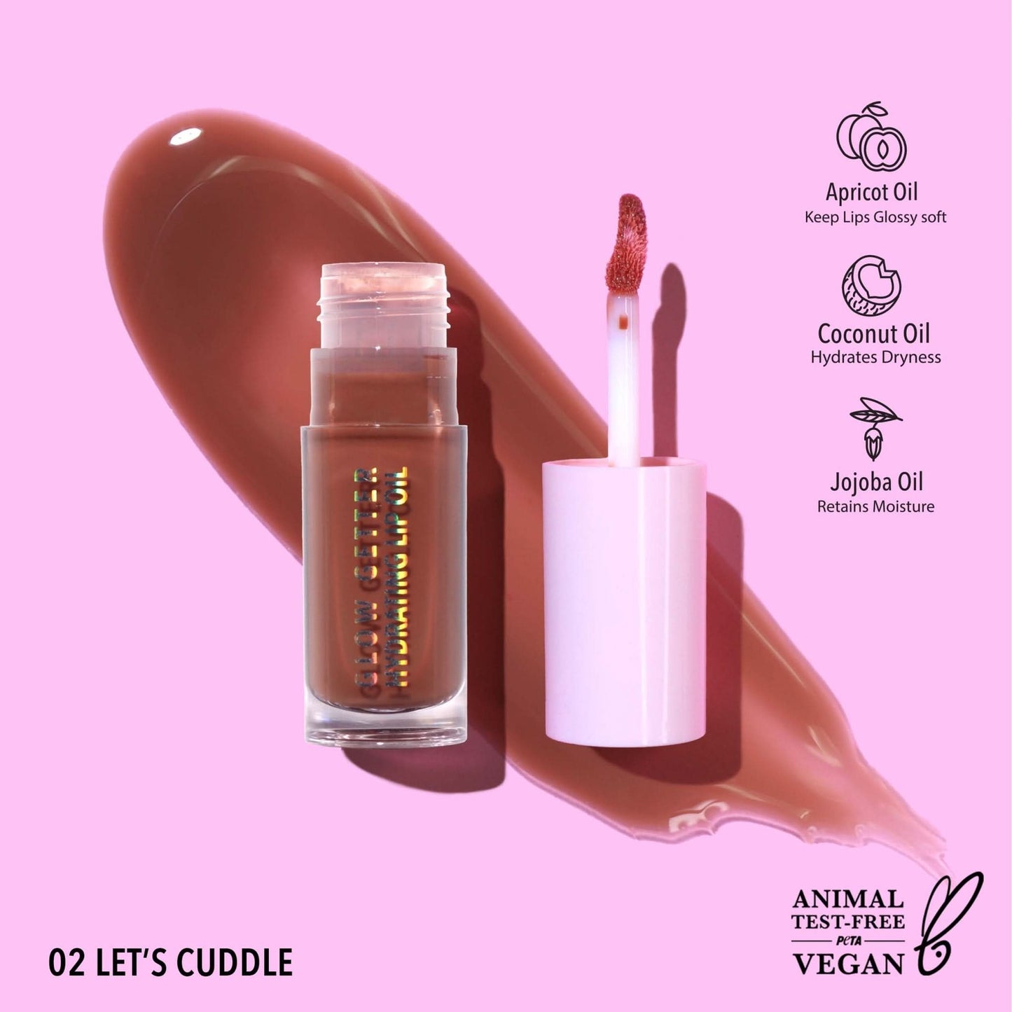 Let's Cuddle Glow Getter Hydrating Lip Oil - Purpose + Passion Boutique