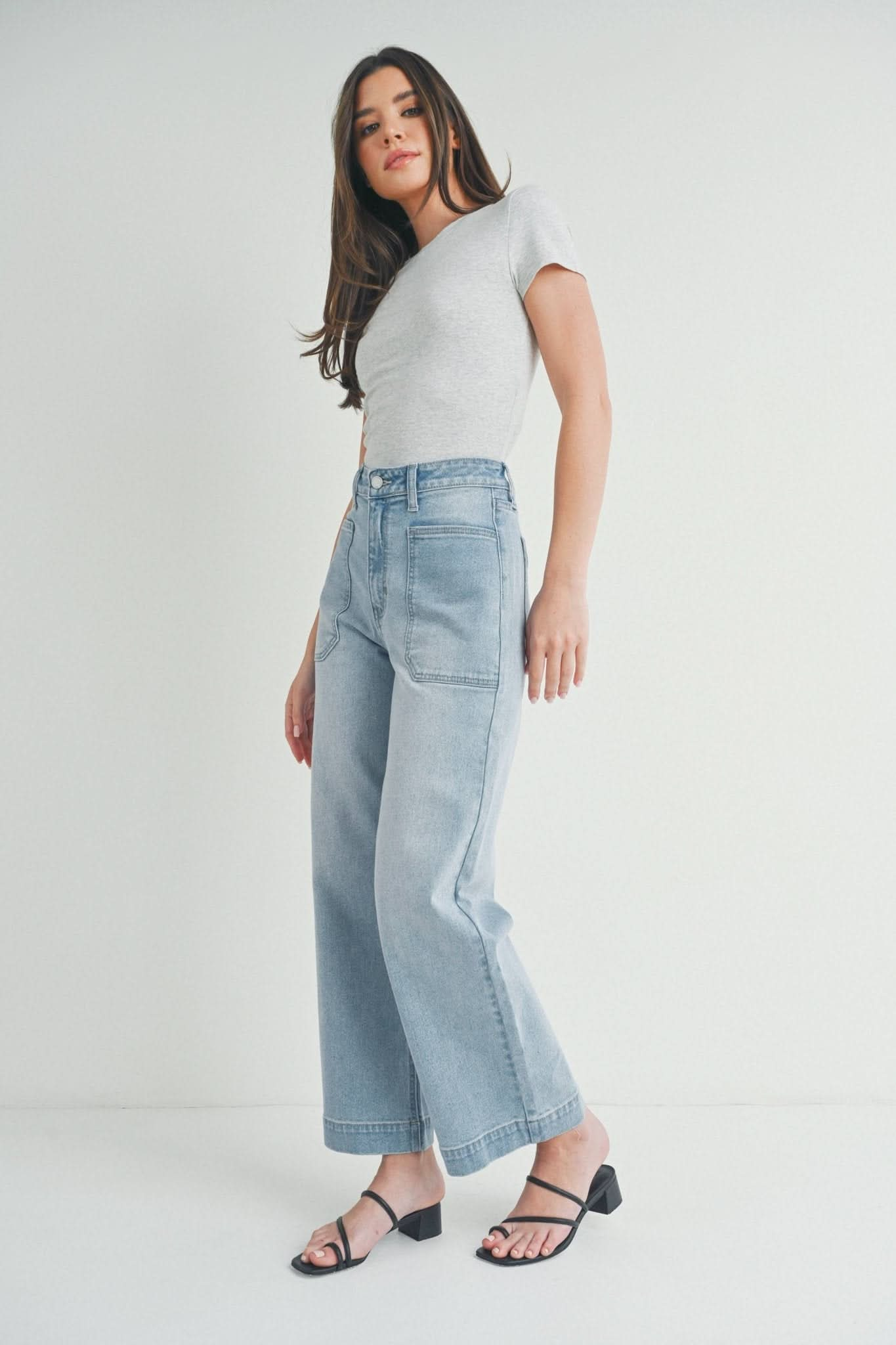 Light Denim Eve Utility Pant - Purpose + Passion Boutique