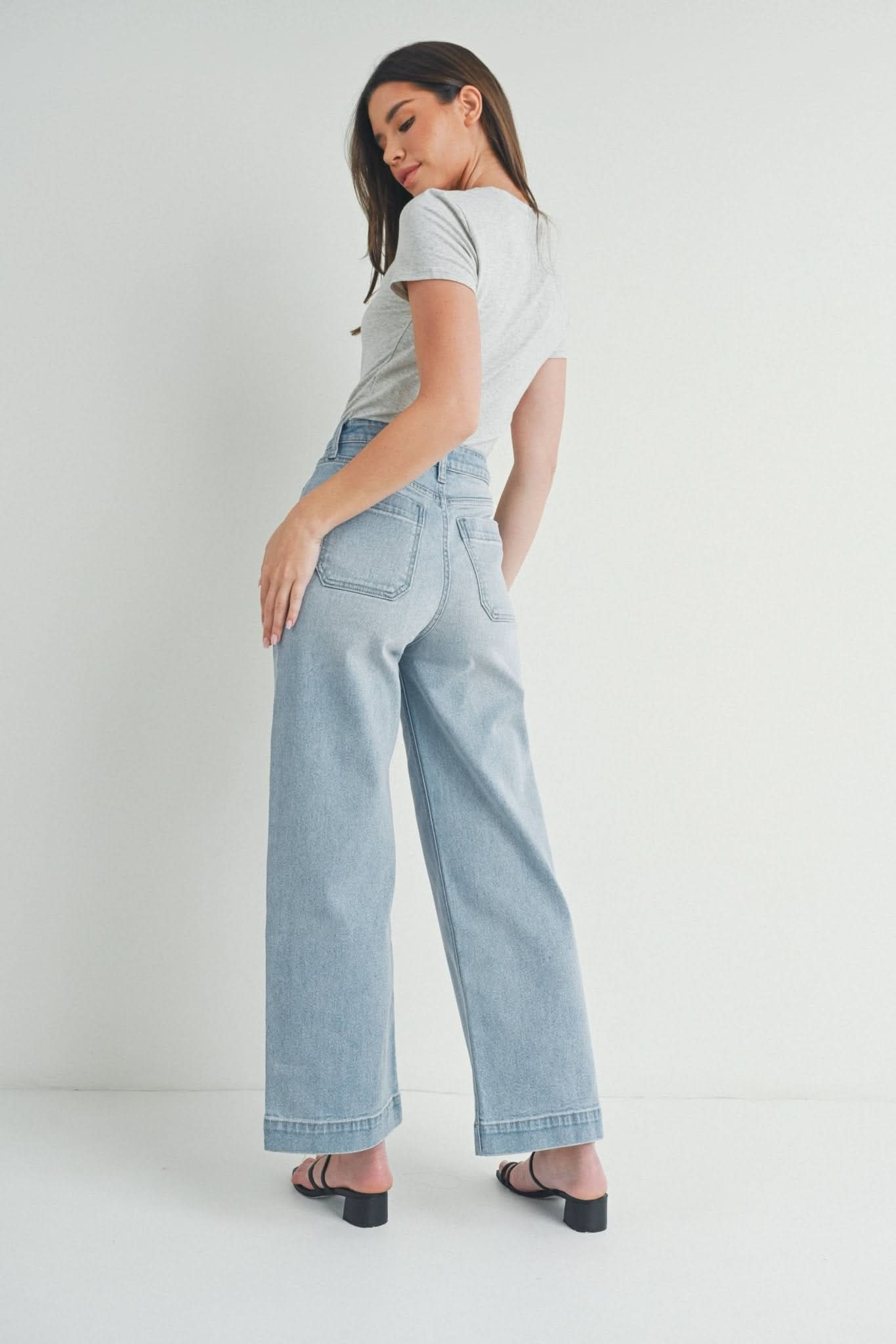 Light Denim Eve Utility Pant - Purpose + Passion Boutique