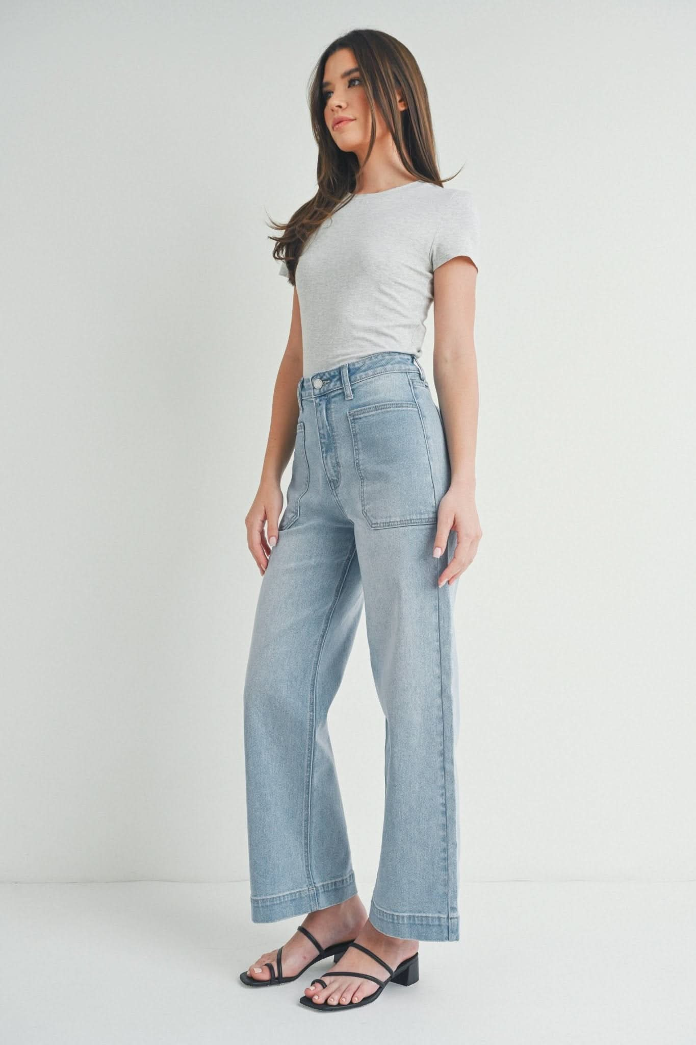 Light Denim Eve Utility Pant - Purpose + Passion Boutique