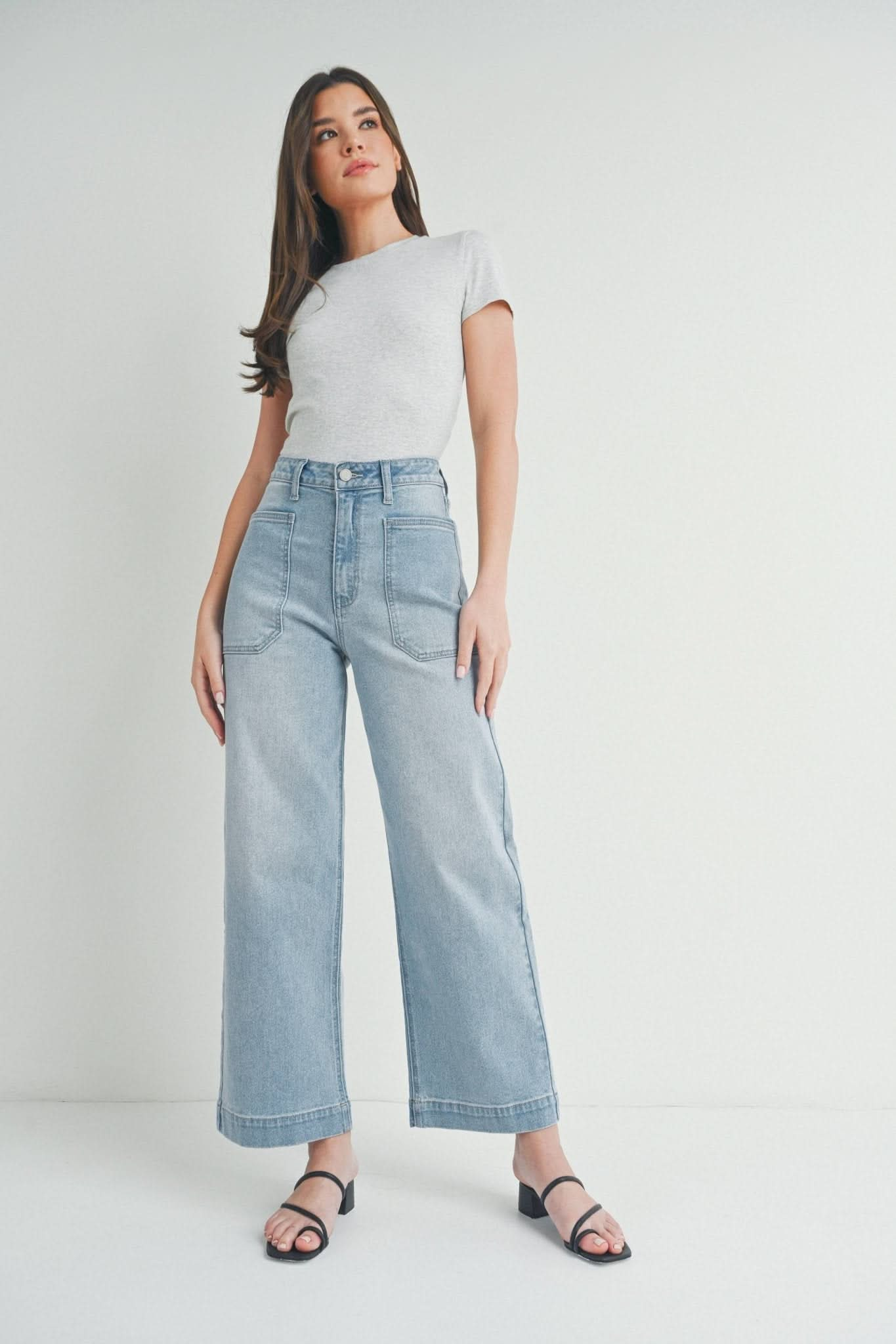 Light Denim Eve Utility Pant - Purpose + Passion Boutique