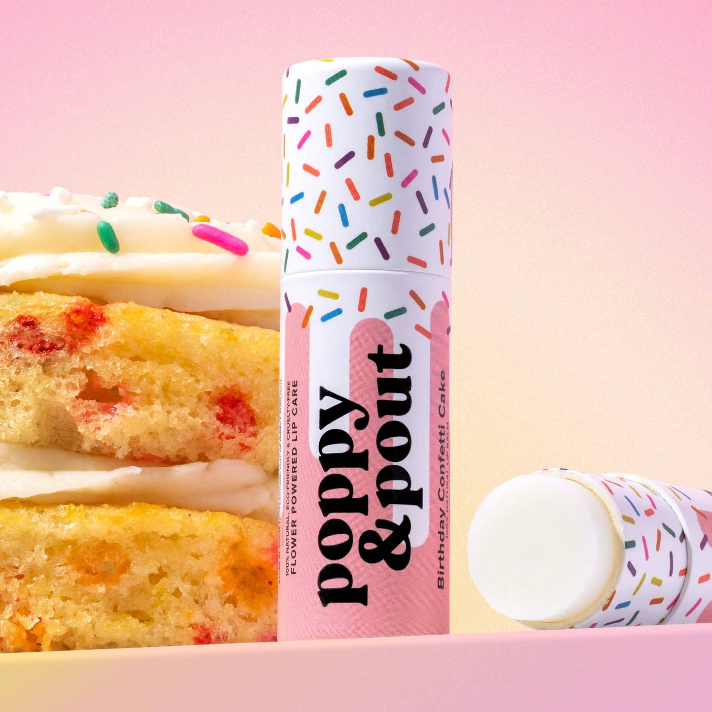 Lip Balm, Birthday Confetti Cake, Pink - Purpose + Passion Boutique