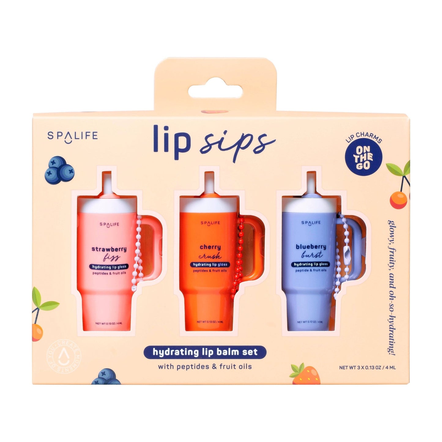 Lip Sips Hydrating Lip Balm Set - Purpose + Passion Boutique
