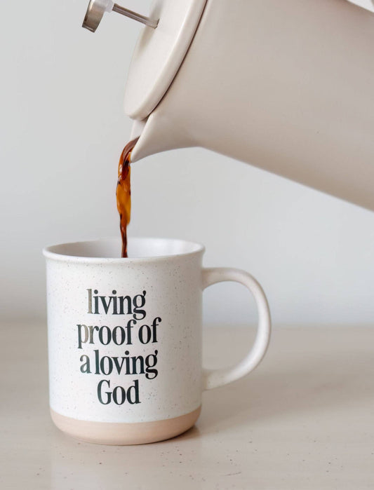 Living Proof of a Loving God Mug - Purpose + Passion Boutique