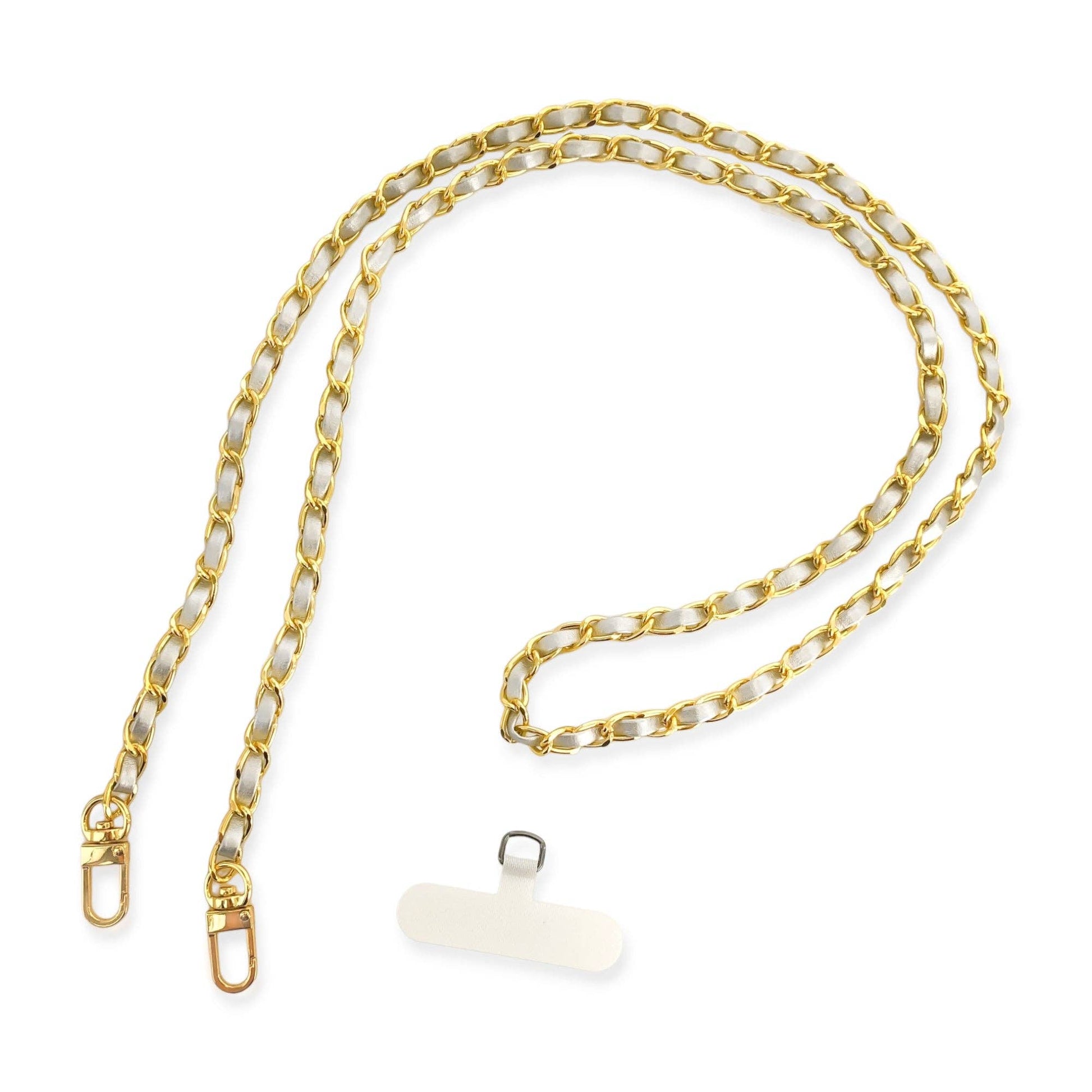 Long Vegan Leather Phone Chain - Purpose + Passion Boutique