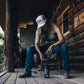 Longhorn Hat: White/Gold - Purpose + Passion Boutique