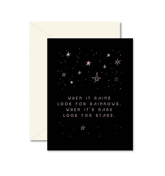 Look for Rainbows Sympathy Greeting Card - Purpose + Passion Boutique